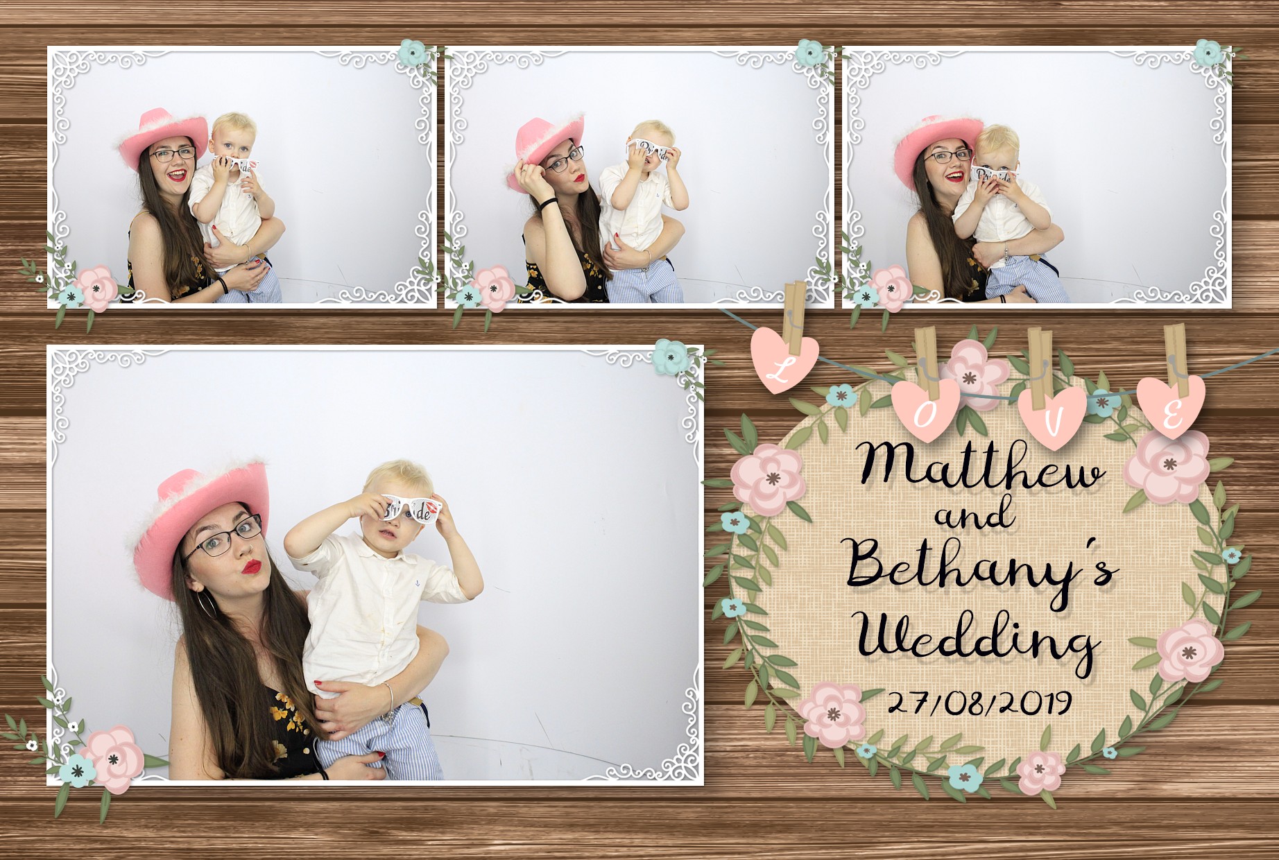 Matthew and Bethany’s Wedding | View more photos from the event at gallery.myphotoboothexperience.co.uk/u/MyPhotoBoothExperienceLtd/Matthew-and-Bethany’s-Wedding